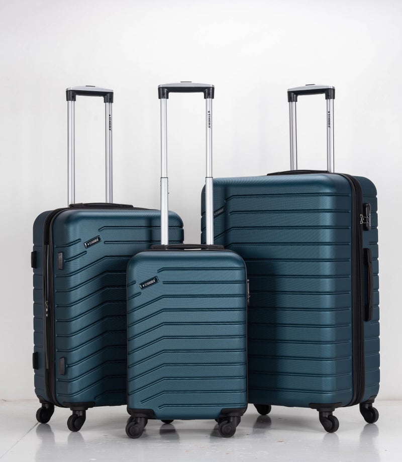 ستارجولد مجموعة حقائب سفر مكونة من 3 قطع من حقائب أمتعة السفر ذات الجانب الصلب من مادة ABS - Image 1